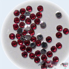 strass rosso 